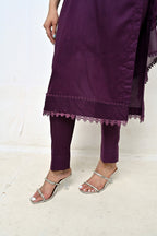 3 Piece Lawn-Cotton (Mystic Purple)
