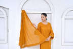 3 Piece Lawn-Cotton (Golden Aura)