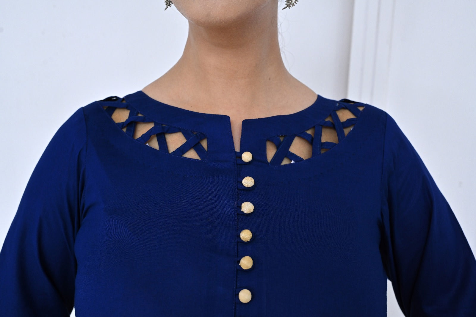 3 Piece Lawn-Cotton(Blue Moon)