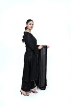 3 Piece Lawn-Cotton (Black Beauty)