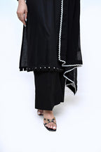 3 Piece Lawn-Cotton (Black Beauty)