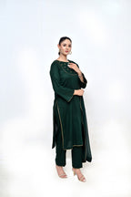 3 Piece Lawn-Cotton (Mint Muse)