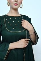 3 Piece Lawn-Cotton (Mint Muse)