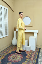 3 Piece Lawn-Cotton (Yellow Glow)