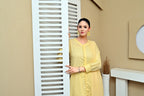 3 Piece Lawn-Cotton (Yellow Glow)